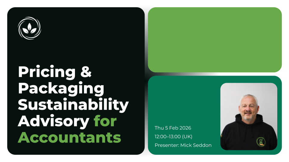 Pricing & Packaging Sustainability Advisory for Accountants