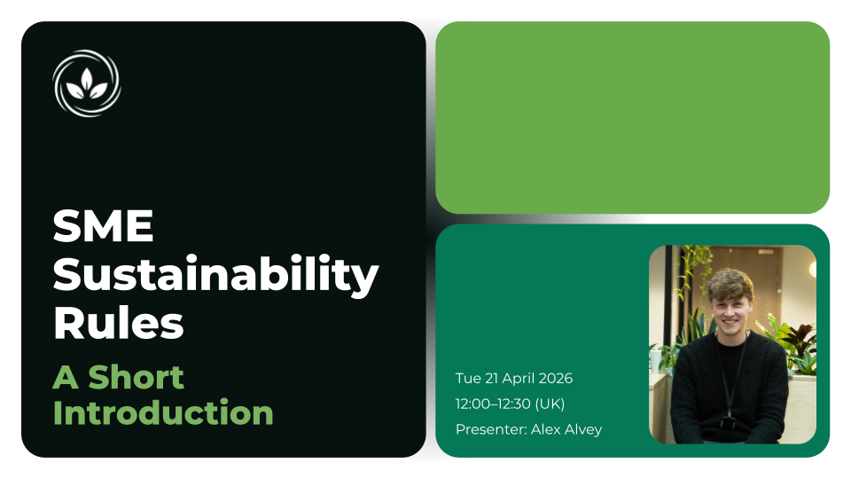 SME Sustainability Rules: A Short Introduction